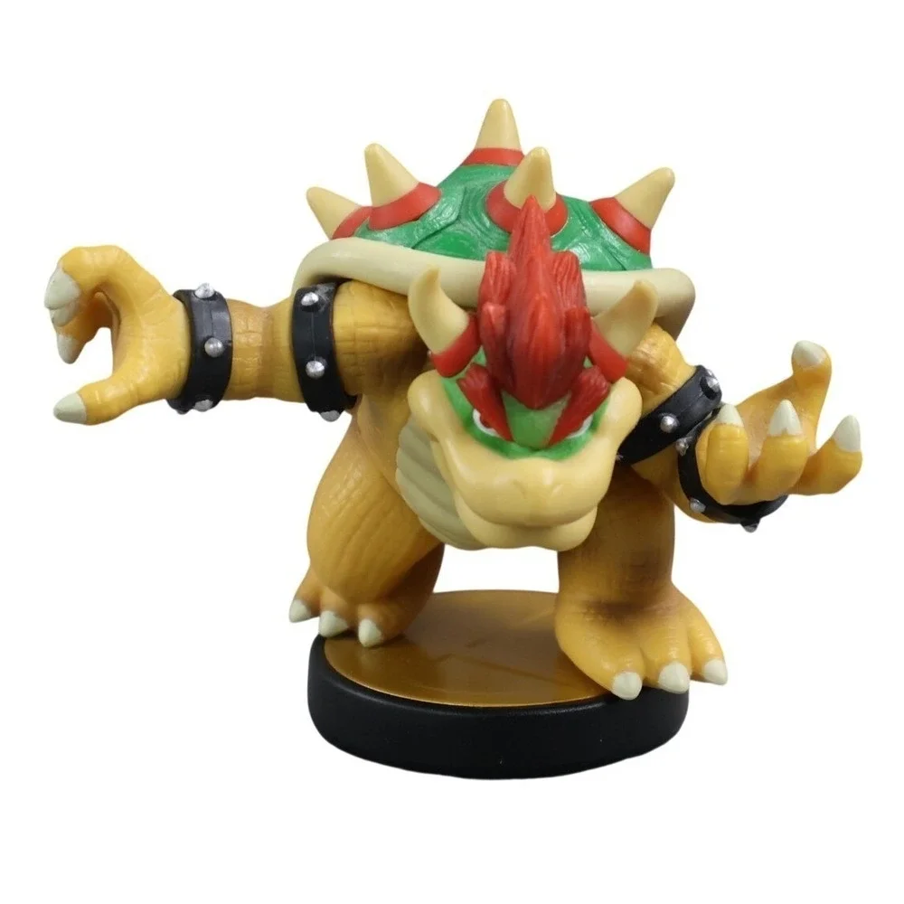 Nintendo Bowser Amiibo NVL-001 Super Mario Bros Figure Green Yellow Collectible